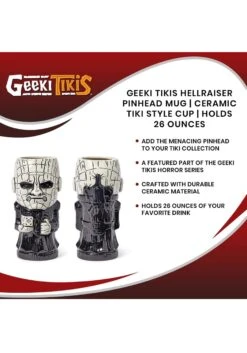 Pinhead Geeki Tikis 27oz Mug -Halloween Decoration Store pinhead 27oz geeki tikis mug alt 2