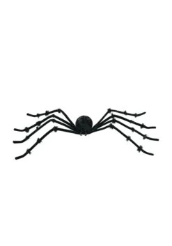 Poseable Black 50-Inch Spider Prop -Halloween Decoration Store poseable black 50 inch spider halloween decoration white