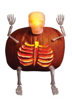 Fun World Pumpkin Light Up Bones Carving Kit