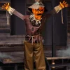 Pumpkin Scarecrow Animatronic Halloween Decoration