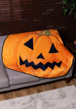 Pumpkin Shaped Throw Blanket