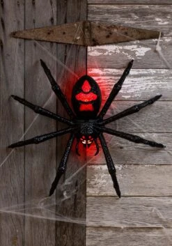 Seasonal Visions International 2 Foot Red Light Up Spider Decoration