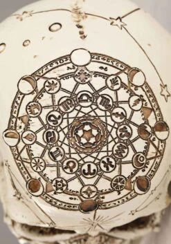 Set Of 2 Lighted 6-Inch Celestial Skulls Decoration 13 Set Of 2 Lighted 6-Inch Celestial Skulls Decoration -Halloween Decoration Store set of 2 6 inch lighted celestial skulls alt 6