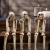 Set Of 3 Hear No Evil, See No Evil, Speak No Evil Skeletons Decoration