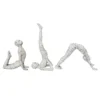 Set Of 3 Mummy Yoga Figurines Halloween Decorations