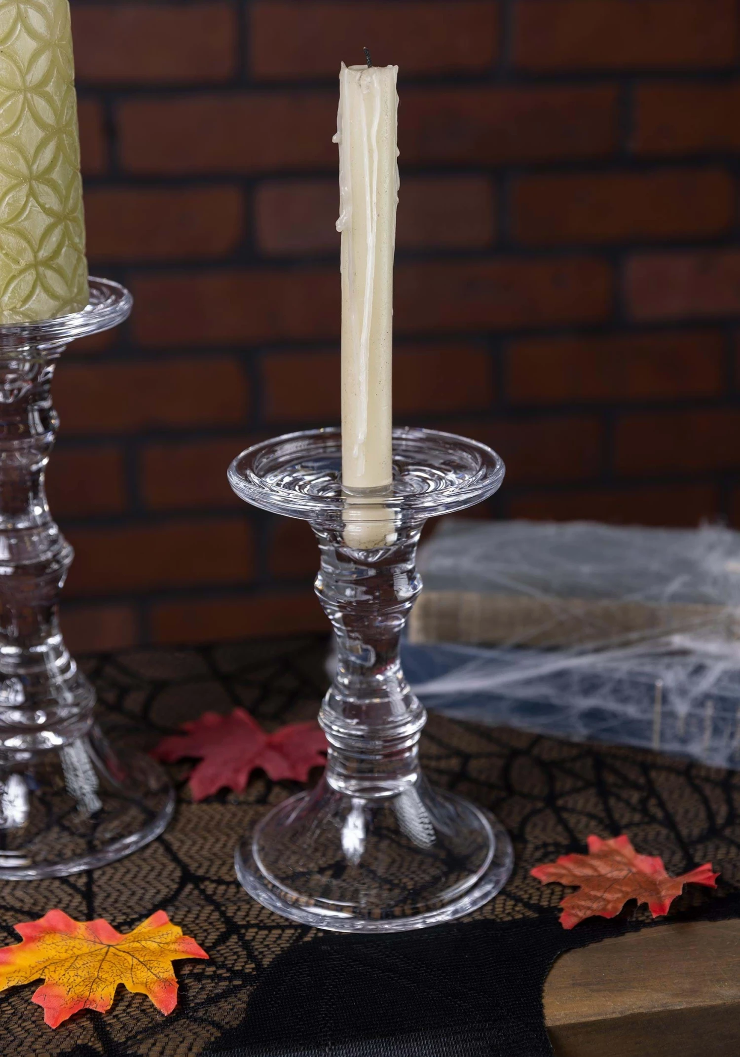 Pack Of 3 Short Glass Candleholders Decoration 5 Pack Of 3 Short Glass Candleholders Decoration - Image 5