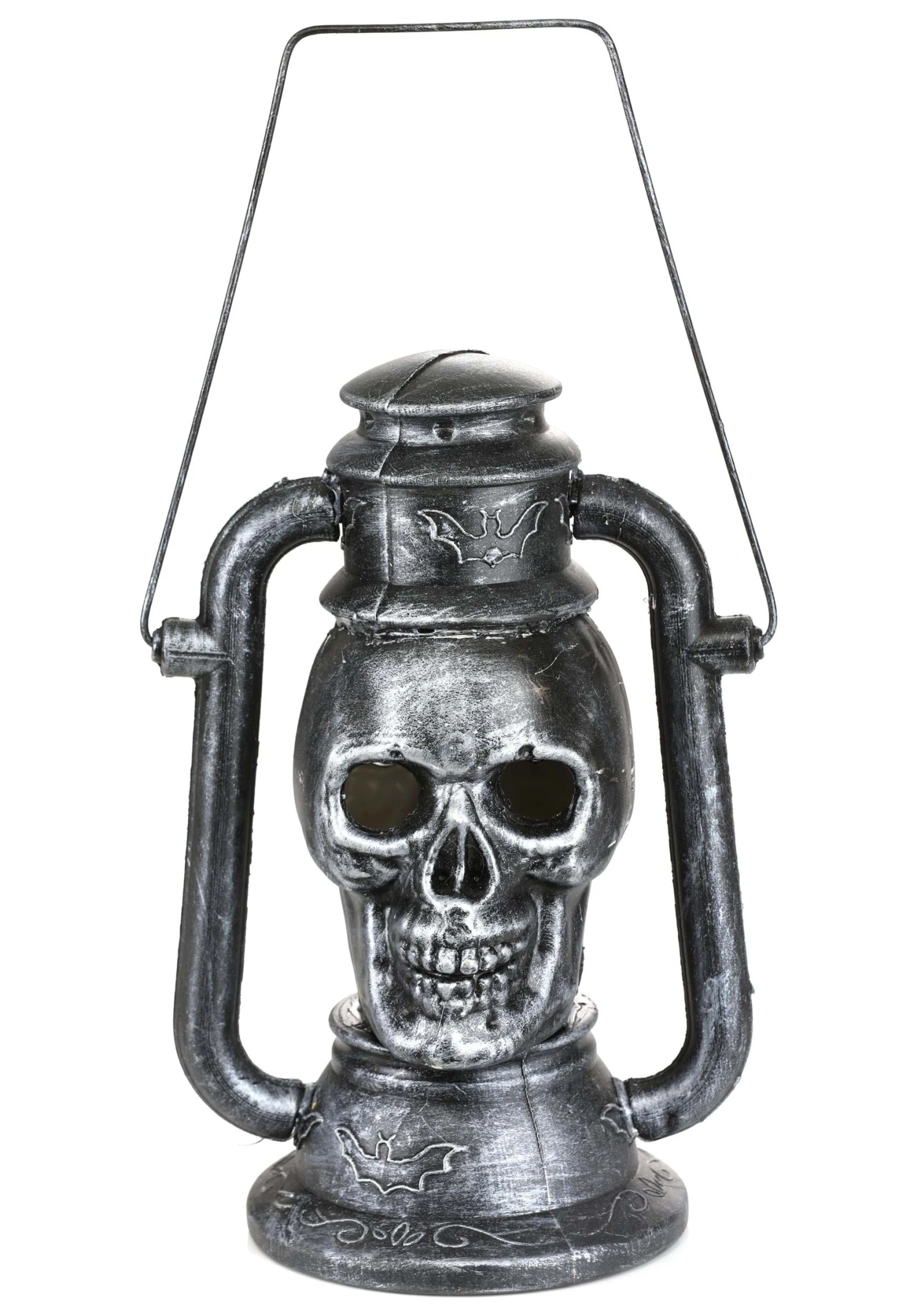 Silver Skull Lamp With 3 Color LED Light Up Eyes Decoration 4 Silver Skull Lamp With 3 Color LED Light Up Eyes Decoration - Image 4