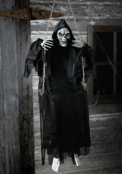 Sitting Reaper Hanging Halloween Decoration