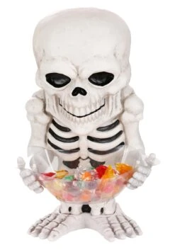 Skeleton-inspired Candy Bowl Holder -Halloween Decoration Store skeleton candy bowl holder alt 2