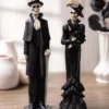 Set Of Two Decorative Skeleton Figurines
