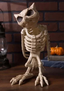 Halloween Owl Skeleton Decoration -Halloween Decoration Store skeleton owl alt 3