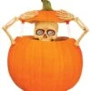 Fun World Light Up Skeleton Pumpkin Peeper Kit