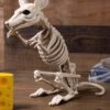 11" Skeleton Rat Decoration