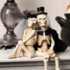 Spooktakular Skeleton Couple Figurine Decoration