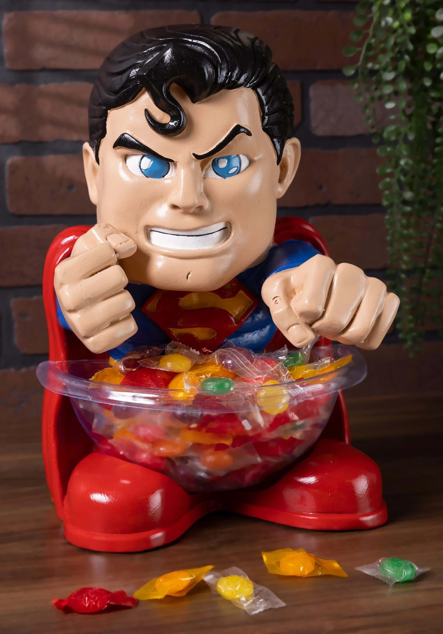 DC Superman Candy Bowl Holder Decoration 1 DC Superman Candy Bowl Holder Decoration