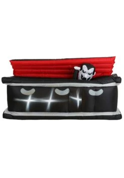 Vampire's Coffin Inflatable Light Up Halloween Decoration -Halloween Decoration Store vampires coffin inflatable decoration alt 3