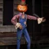 Whimsical Pumpkin Scarecrow Animatronic Decoration