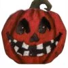 Wood Light Up Jack-O-Lantern Face Pumpkin Halloween Decor